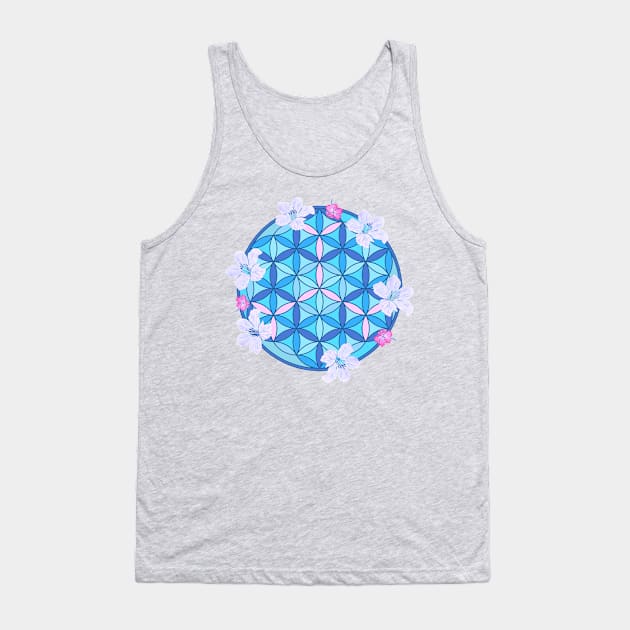 Flower of life Tank Top by Sara's digital corner